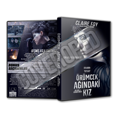 Örümcek Ağındaki Kız - The Girl in the Spider's Web 2018 Türkçe Dvd Cover Tasarımı